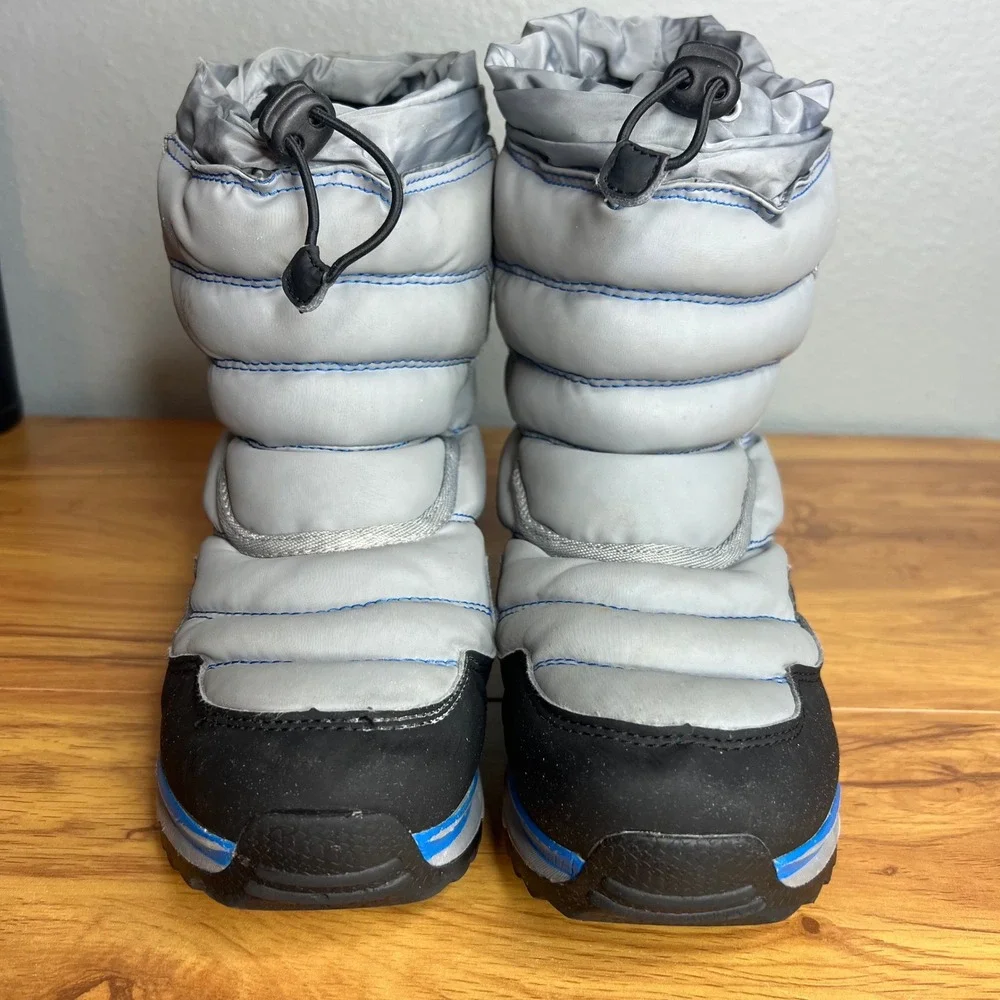 CH20 Alpina Kids Winter Snow Boots Size 4 Puffer Rated to -30 Faux Fur Lined‎